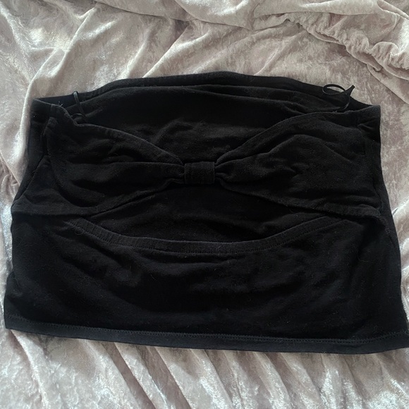 Guess Tube Top Bow Tie Back - Picture 2 of 3